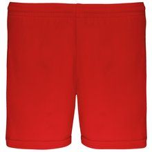 Short deportivo para mujer Rojo L