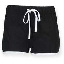 Short diseño Retro infantil algodón Black / White 5/6 ans