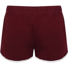 Short Retro mujer algodón Rojo XS