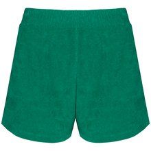 Short de rizo con bolsillos Verde M