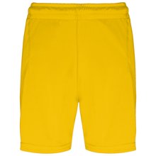 Shorts equipaciones niños poliéster Amarillo 10/12 ans