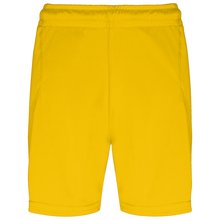 Shorts equipaciones niños poliéster Amarillo 12/14 ans