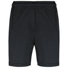 Shorts equipaciones niños poliéster Black 6/8 ans