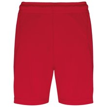 Shorts equipaciones niños poliéster Rojo 10/12 ans