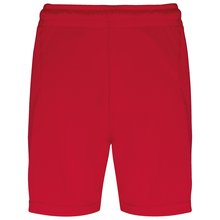 Shorts equipaciones niños poliéster Rojo 12/14 ans