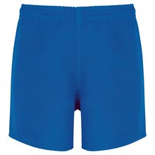 Shorts de rugby niño con cintura elástica Azul 10/12 ans