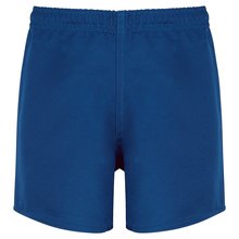 Shorts de rugby niño con cintura elástica Azul 6/8 ans