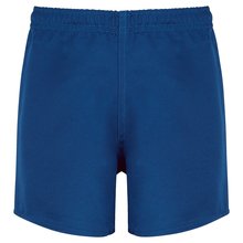 Shorts de rugby niño con cintura elástica Azul 8/10 ans
