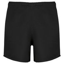 Shorts de rugby niño con cintura elástica Black 6/8 ans