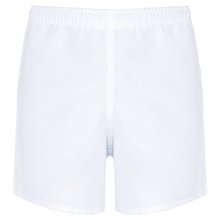 Shorts de rugby niño con cintura elástica Blanco 10/12 ans