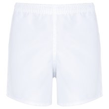 Shorts de rugby niño con cintura elástica Blanco 8/10 ans