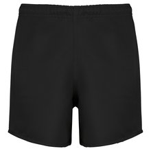 Shorts de rugby niño con cintura elástica Negro 12/14 ans