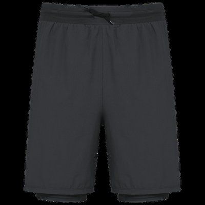 Short  2 en 1 hombre Black 3XL