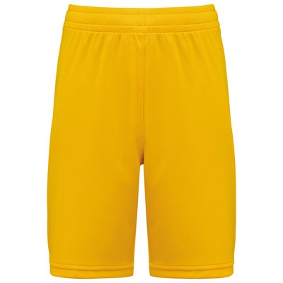 Short de baloncesto para hombre Sporty Yellow 4XL