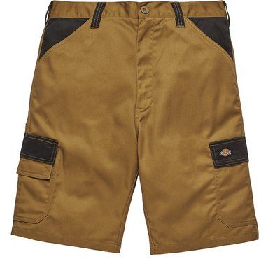 Short con bolsillos cargo y velcro Khaki Beige / Black 36 UK