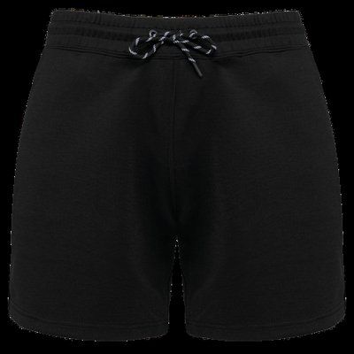 Short de chándal para mujer con cintura elástica Black L