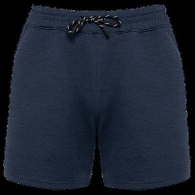 Short de chándal para mujer con cintura elástica French Navy Heather M