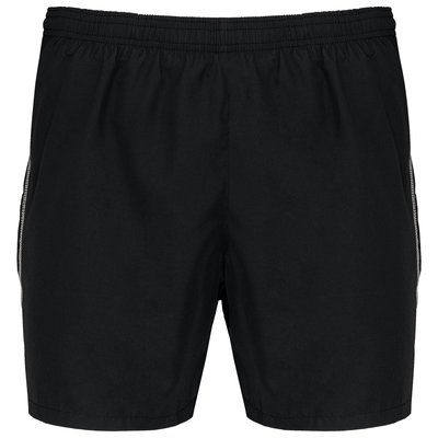 Short deportivo poliéster Black S