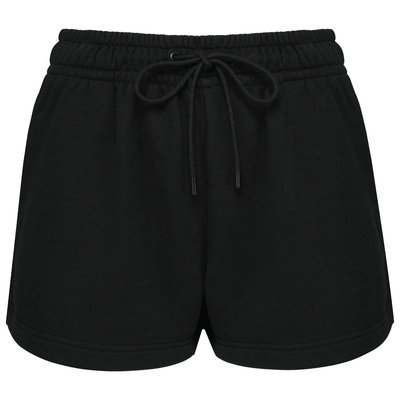 Short eco de felpa mujer Negro M