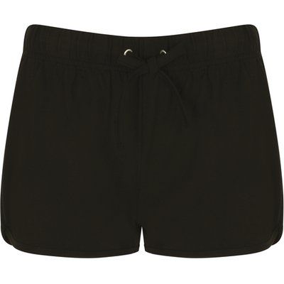 Short Retro mujer algodón Black / Black M