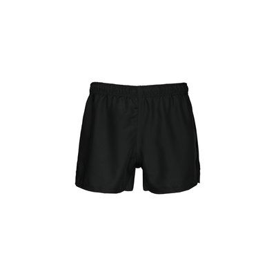 Short de rugby unisex con cintura elástica Black M