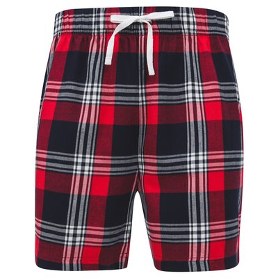 Short de tartán Red / Navy Check XS