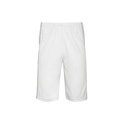 Shorts baloncesto mujer poliéster Blanco L