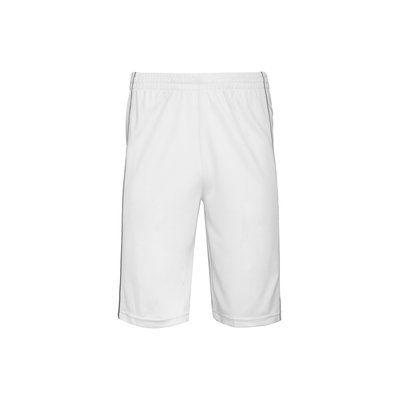 Shorts baloncesto mujer poliéster White XS