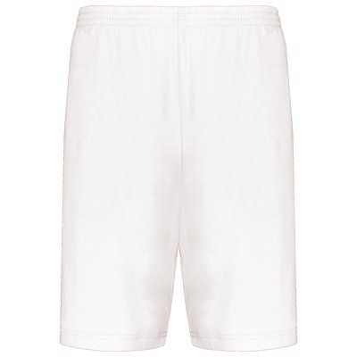 Shorts deportivos hombre algodón Blanco XL