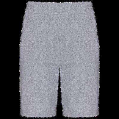 Shorts deportivos hombre algodón Oxford Grey S