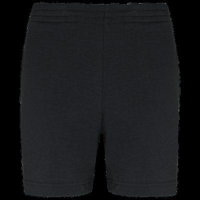 Shorts deportivos infantil de algodón Black 10/12 ans