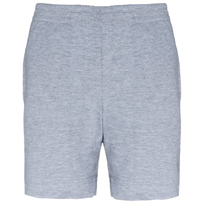 Shorts deportivos infantil de algodón Gris 10/12 ans