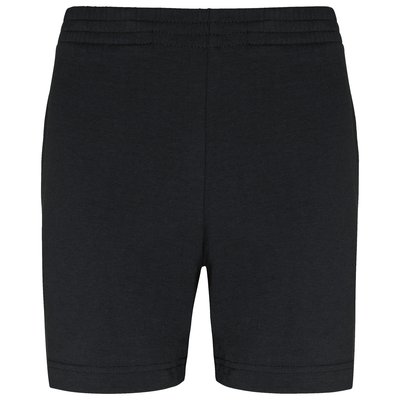 Shorts deportivos infantil de algodón Negro 6/8 ans