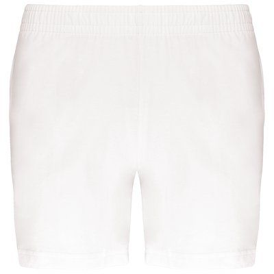 Shorts deportivos mujer algodón White S