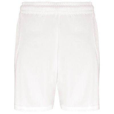 Shorts equipaciones niños poliéster White 8/10 ans