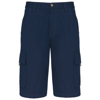 Shorts multibolsillos algodón envejecido Navy 42 FR