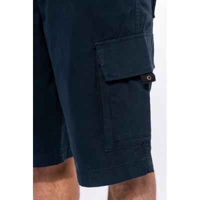 Shorts multibolsillos algodón envejecido