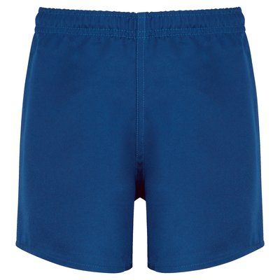 Shorts de rugby niño con cintura elástica Dark Royal Blue 6/8 ans