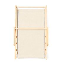 Silla Plegable Mascotas Madera/Canvas Natural