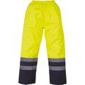 Sobrepantalón impermeable de alta visibilidad Amarillo XL