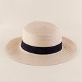 Sombrero Canotier con Cinta Ajustable NAT