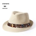 Sombrero estilo panamá alta calidad en poliéster