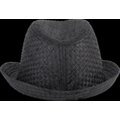 Sombrero estilo Panamá Negro 59 cm