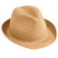 Sombrero de Paja de Papel Ala Corta T.59 Beige