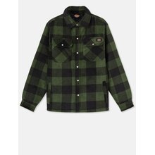 Sobrecamisa polar a cuadros Verde 3XL