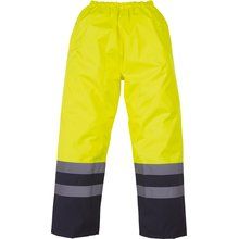 Sobrepantalón impermeable de alta visibilidad Amarillo 3XL