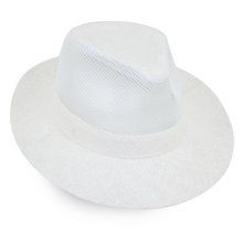 Sombrero Ala Ancha Copa Transpirable Blanco