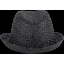 Sombrero estilo Panamá Negro 57 cm