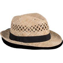 Sombrero Fibra Vegetal Trenzada Natural 57 cm