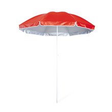 Sombrilla playa 150cm con protección UV Rojo